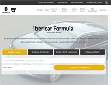 Tablet Screenshot of ibericarformula.es